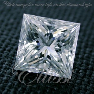Princess Cut Diamond 1 ct D colour VS1