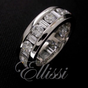 diamond set bands fully diamond set bands