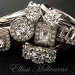 Collection of superb diamond engagement rings hand crafted by Ellissi's jewellers