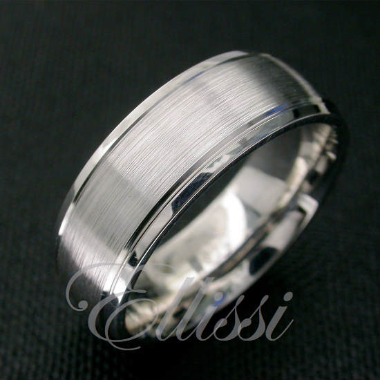 "Serenity" comfort fit gents wedding ring.