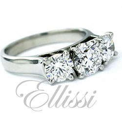 “Celsia” Engagement Trilogy Ring