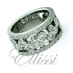 "Rosalia" diamond band