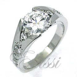 “Vega” diamond engagement ring, 1.40 ct