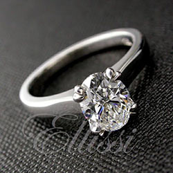 “Anthea” stunning Oval diamond solitaire.