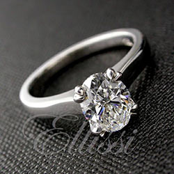 "Anthea" stunning Oval diamond solitaire.