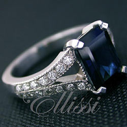 "Delphina" Australian sapphire ring.