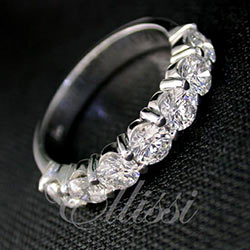 "Beaute" Diamond set band.