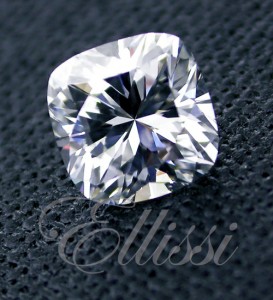 Perfectly cut cushion brilliant cut diamond