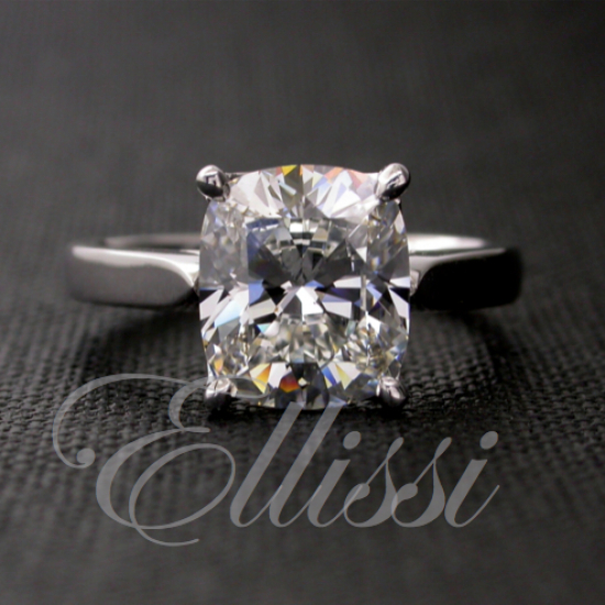 "Celeste" Solitaire Cushion 1.78 ct