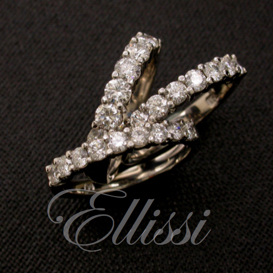 “Bethany” Diamond Set Wedding Rings