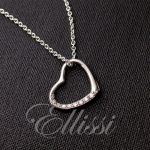 Wedding Anniversary Gifts here a diamond heart shaped pendant