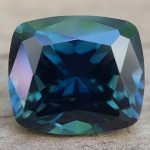 Colour sapphires in this blue green hue are rare