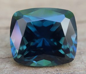 Sapphire colours in this blue green hue are rare