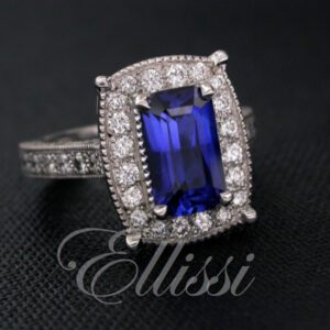 celebrity sapphire engagement ring