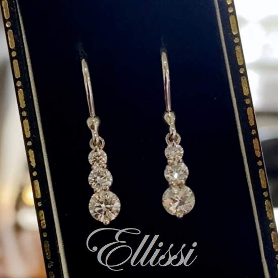 Diamond Drop Earrings
